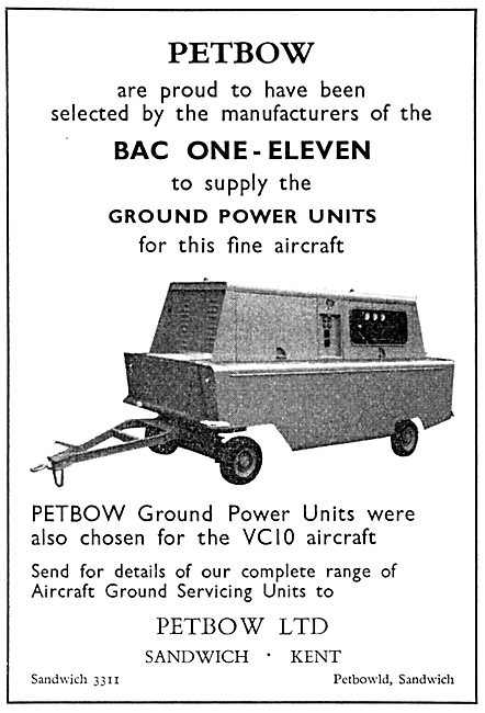 Petbow Aircraft Ground Power Units                               