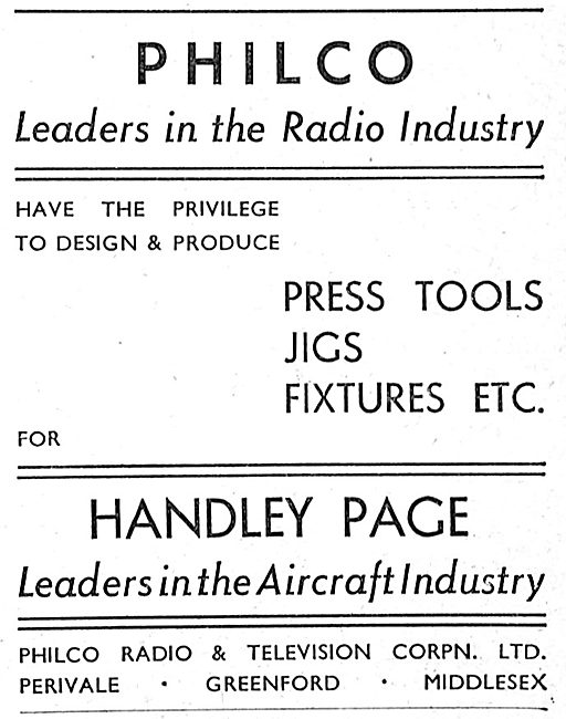 Philco Machine Tools, Jigs & Fixtures                            