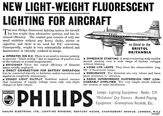 Philips Aircraft Lighting Equipment                              