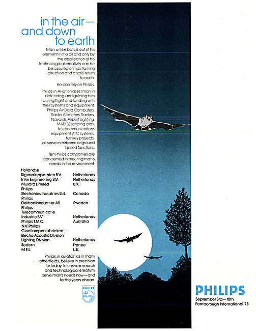Philips Aerospace Products 1978                                  