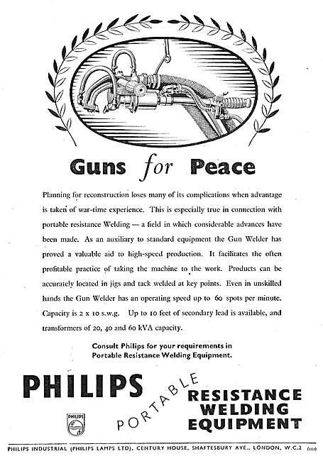Philips Portable Resistance Welding Equipment                    