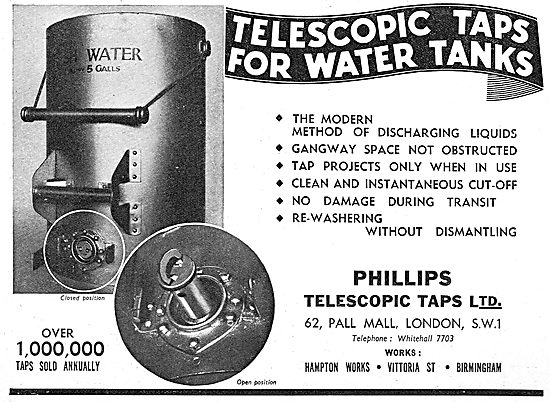 Philips Telescopic Taps For Water Tanks                          