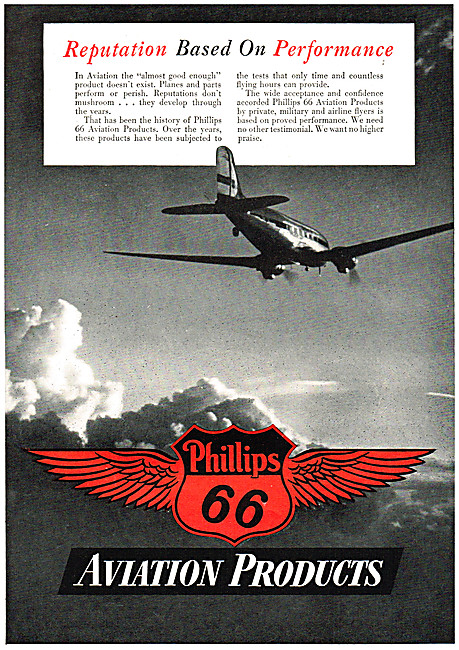 Phillips 66 Aviation Gasoline - Phillips 66 Oils                 