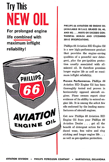 Phillips 66 Aviation Engine Oil                                  