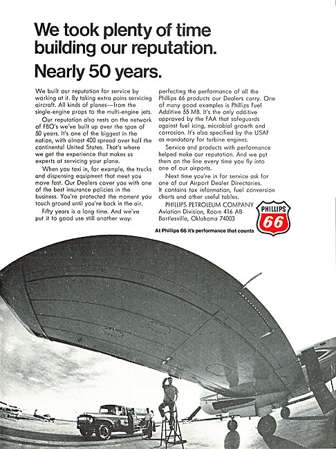 Phillips  66 Aviation Gasoline - Phillips 66 Oils                