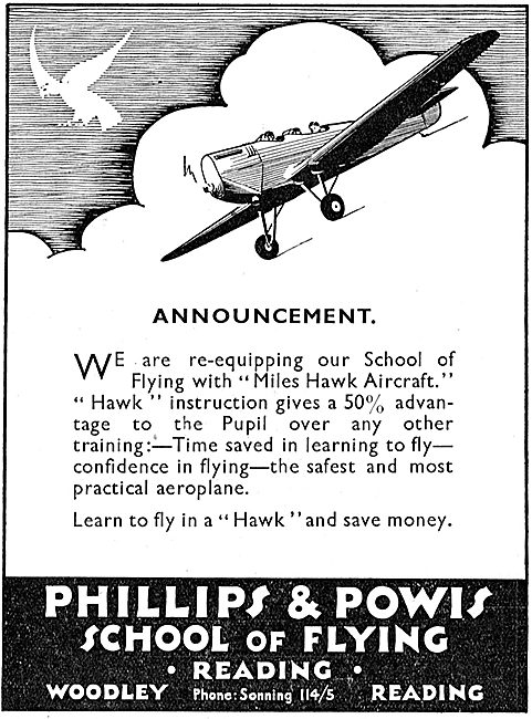 Phillips & Powis School Of Flying Reading Woodley                