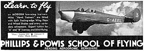Phillips & Powis Flying School Reading                           