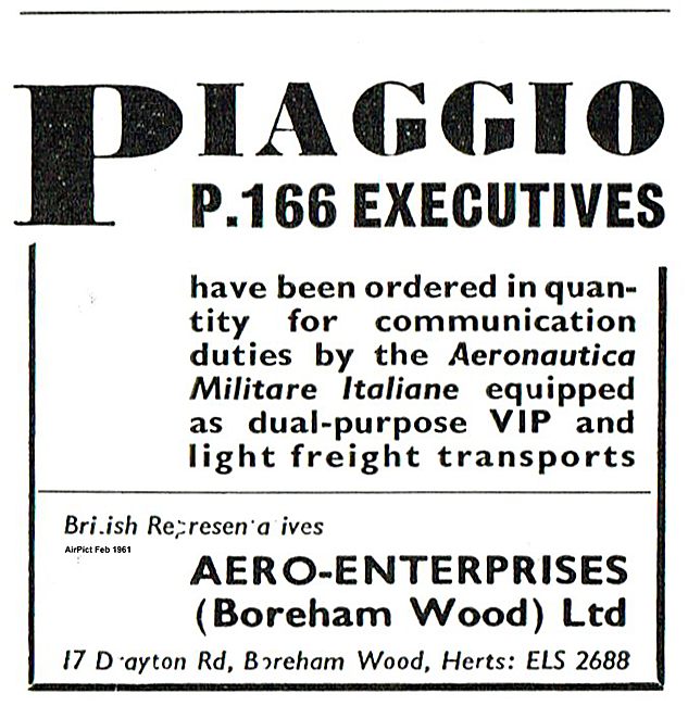 Aero Enterprises (Boreham) Wood Brtish Representatives           