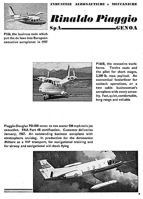 Piaggo Aircraft 1966                                             