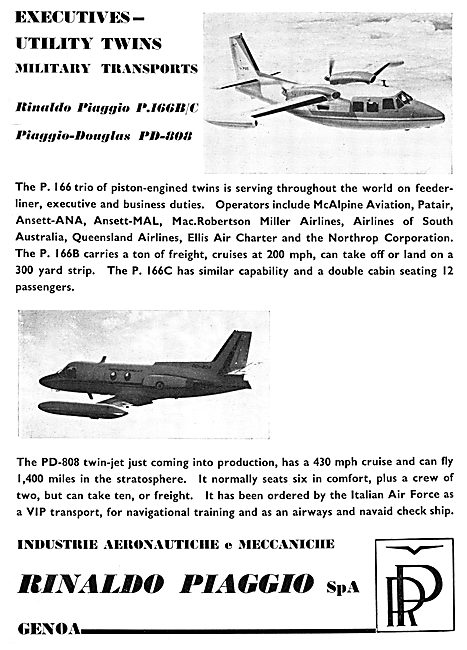 Piaggio-Douglas PD-808 - P166B/C                                 