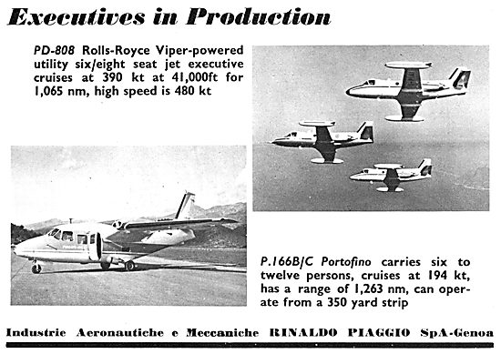 Piaggio PD-808   Piaggio P.166/C                                 