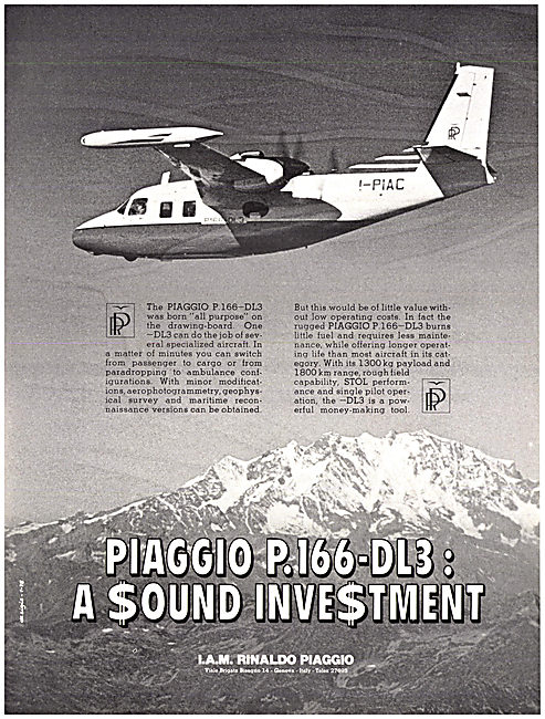 Piaggio P 166-DL3                                                
