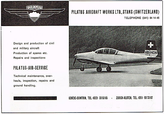 Pilatus Aircraft 1954                                            
