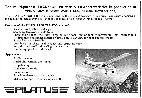 Pilatus Porter 1960                                              