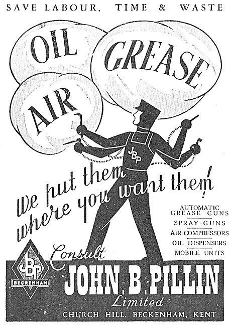 Pillin Oil, Grease & Air Dispensing Equipment                    