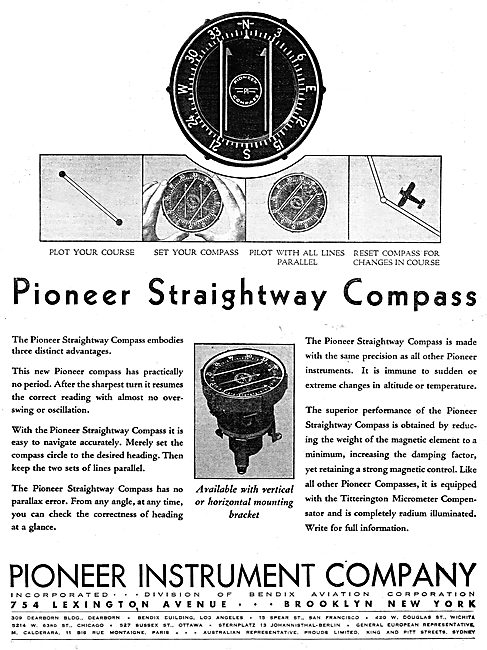 Pioneer Straightway Compass                                      