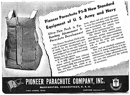 Pioneer Parachutes WW2                                           