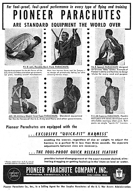 Pioneer Parachutes                                               