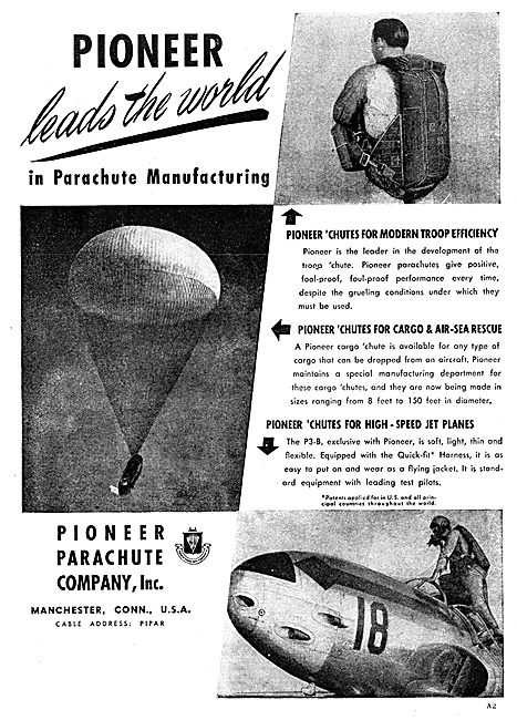 Pioneer Parachutes 1949                                          