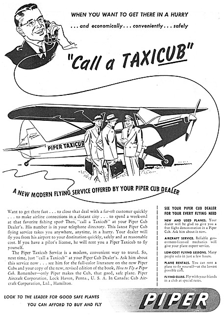 Piper Cub - Piper Taxicub                                        