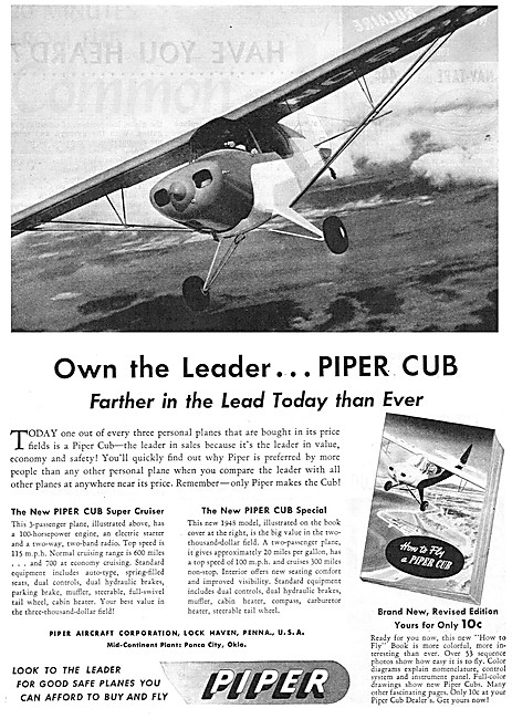 Piper Cub Super Cruiser                                          