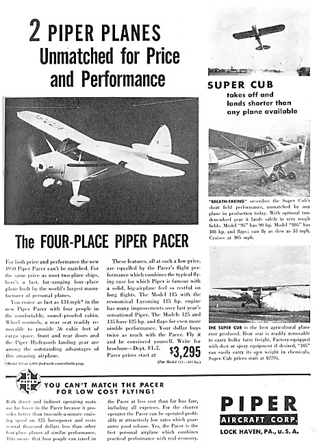 Piper Super Cub - Piper Pacer                                    