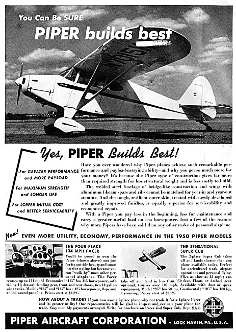 Piper Pacer - Piper Super Cub                                    