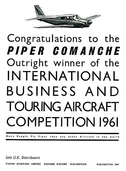 Piper Comanche - Vigors Aviation                                 