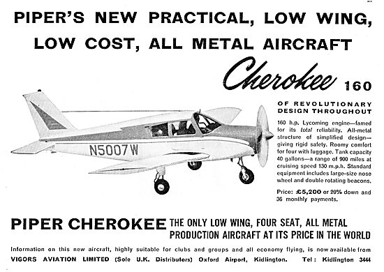 Piper Cherokee 160: PA28-160: Vigors Aviation                    