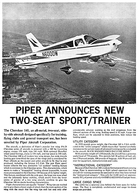Piper Cherokee 140                                               