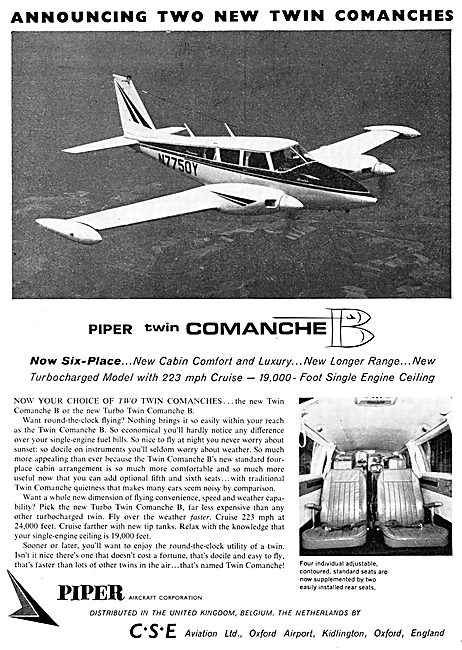 Piper Twin Comanche                                              