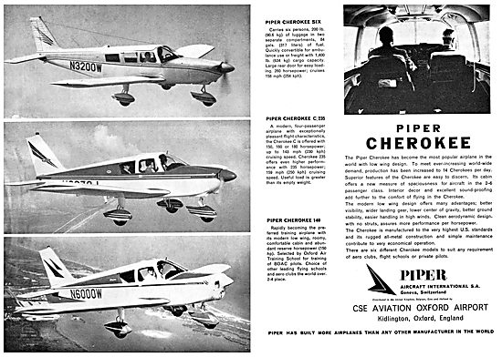 Piper Cherokee Models 1066                                       