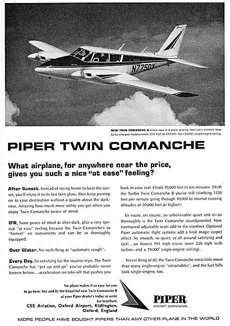Piper Twin Comanche                                              