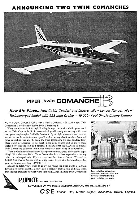 Piper Twin Comanche B                                            