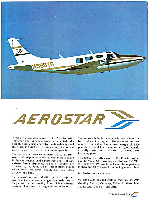 Ted Smith Aerostar                                               