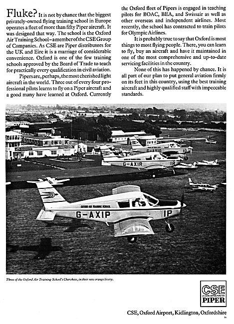 Piper Cherokee Oxford Air Training School - OATS                 