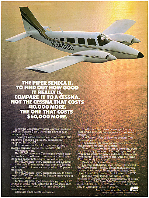 Piper Seneca II                                                  