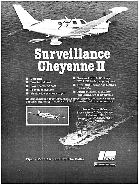 Piper Surveillance Cheyenne II                                   