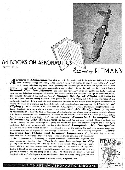 Pitmans Aeronautical Books                                       