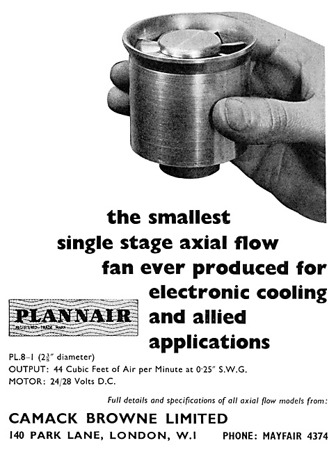 Plannair Electronics Cooling Fans                                
