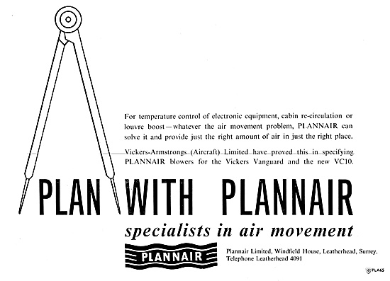 Plannair Blowers & Air Conditioning Components.                  