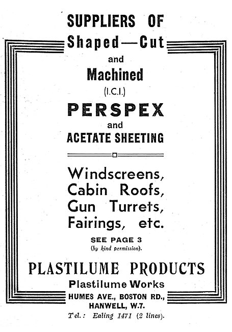 Plastilume Perspex & Acetate Sheeting                            