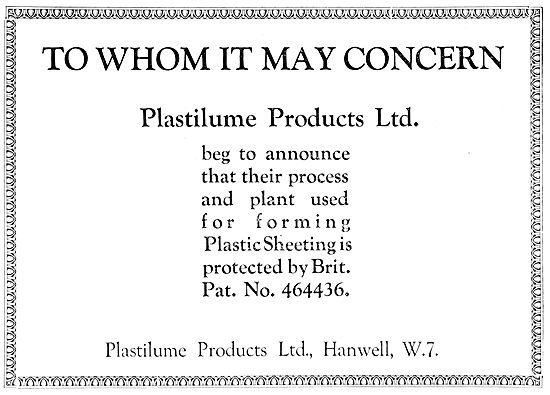 Plastilume Perspex Acetate Sheeting                              