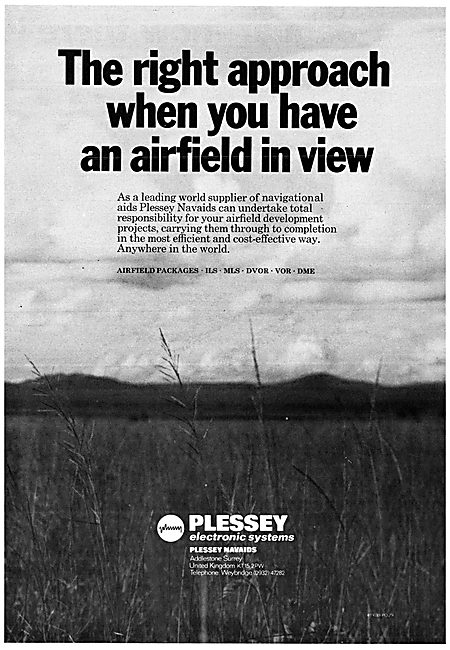 Plessey Airfield Navigation Aids - ILS MLS DVOR VOR DME          