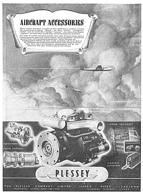 Plessey Aircraft Accessories 1946                                