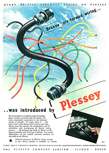 Plessey Aircraft Wiring                                          