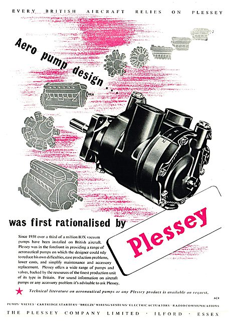 Plessey Aero Pumps                                               