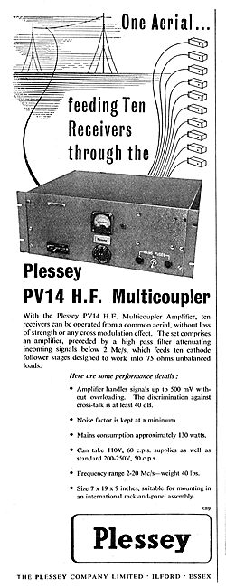 Plessey PV14 HF Multicoupler                                     