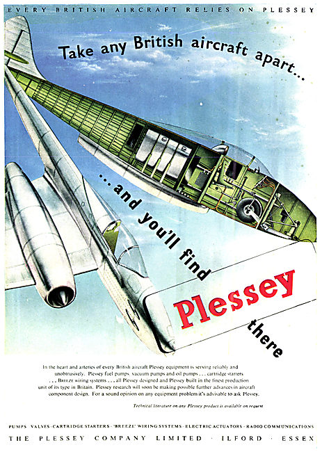Plessey Aircraft Components.                                     