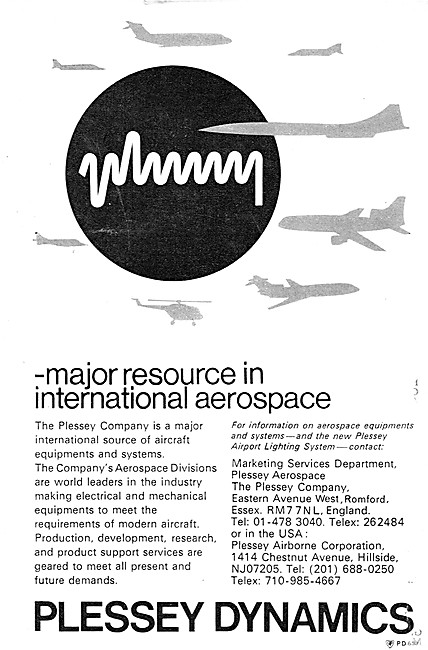 Plessey Aerospace Products 1972                                  